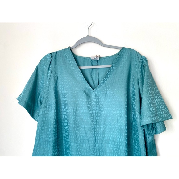 🔆Heritage Turquoise Silk Maternity Dress (L)🔆 - Picture 4 of 6